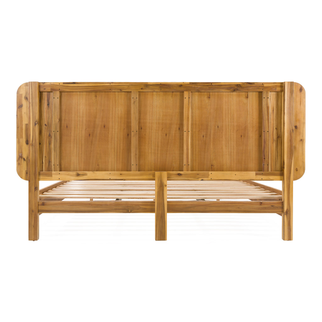 Eastern King Jacobson - Modern Natural Acacia Bed - Modern Natural Acacia Bed