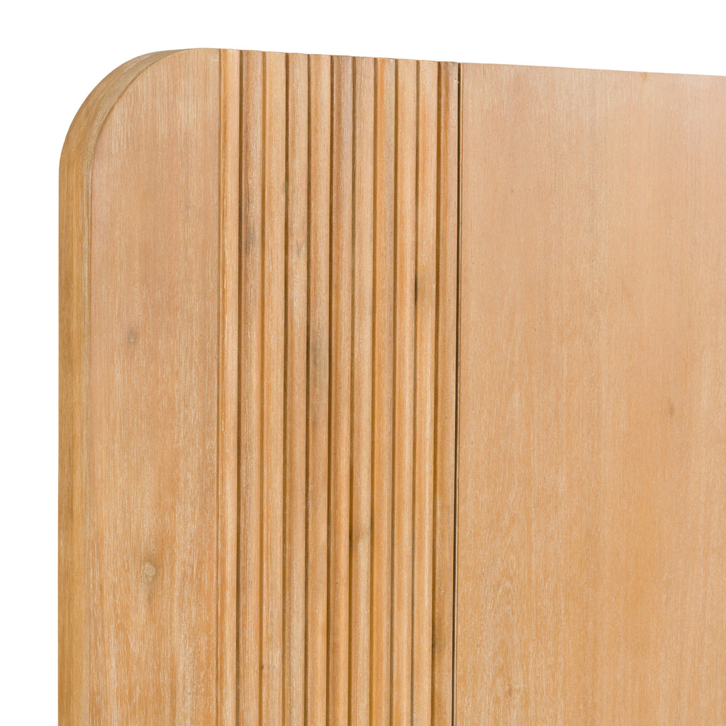 Eastern King Jacobson - Modern Natural Acacia Bed - Modern Natural Acacia Bed