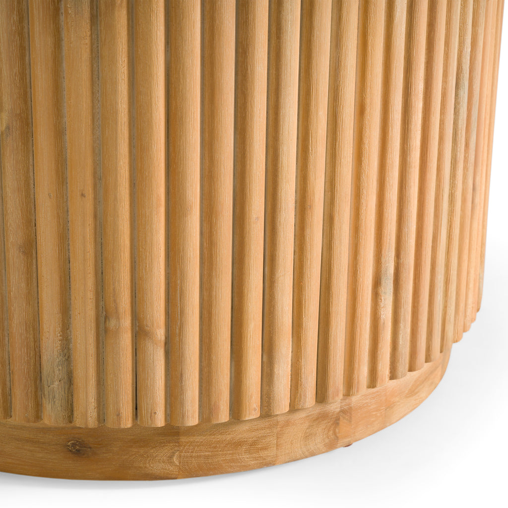 Jacobson - Modern Natural Acacia Oval Dining Table