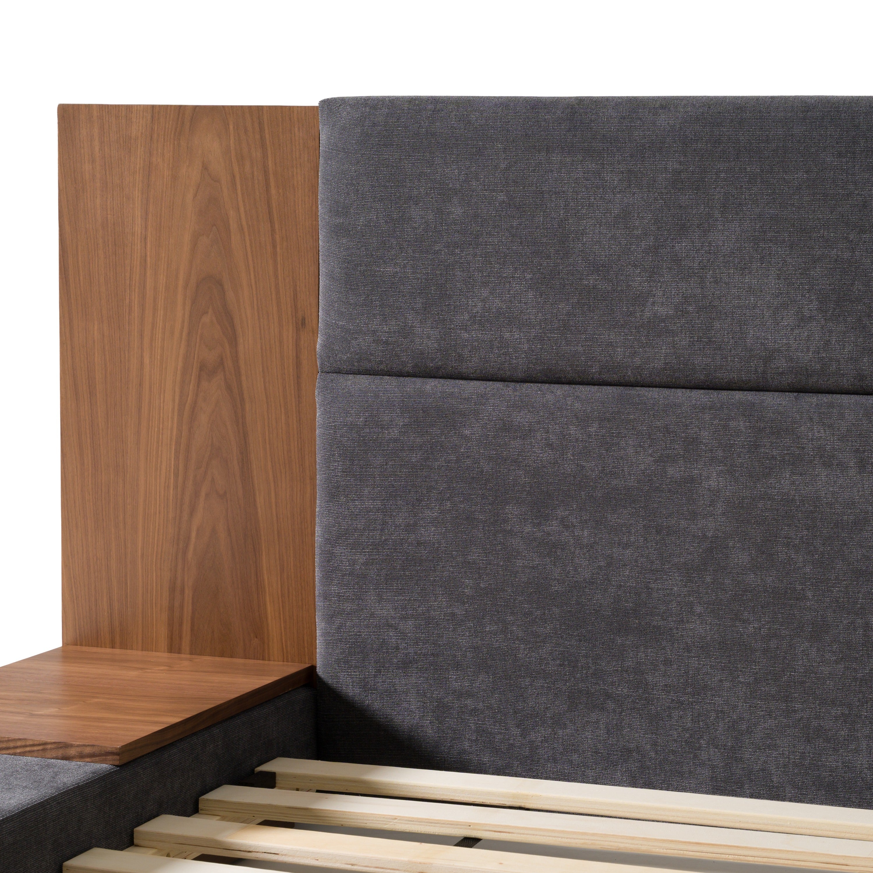 Jagger Modern Dark Grey & Walnut Bedroom Set