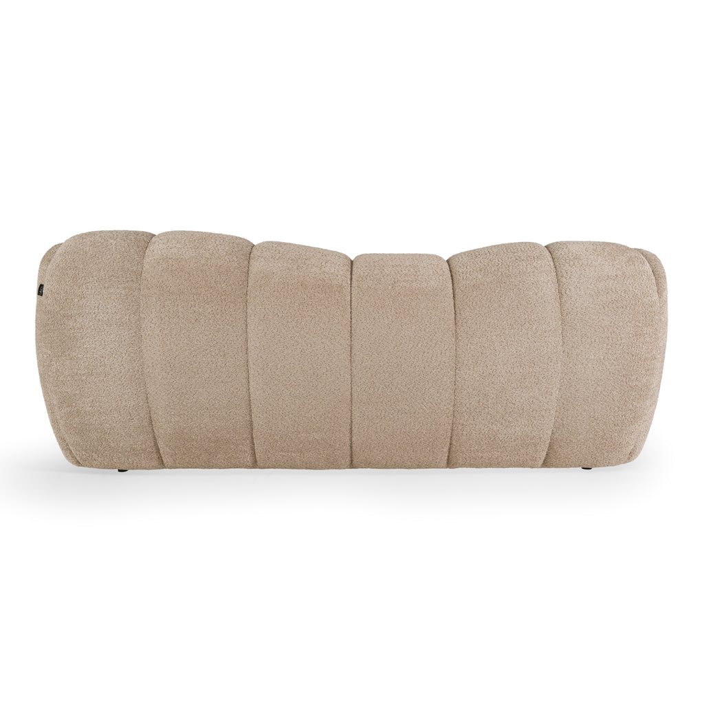 Janine - Modern Tan Fabric Bed - Modern Tan Fabric Bed