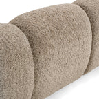 Janine - Modern Tan Fabric Bed - Modern Tan Fabric Bed
