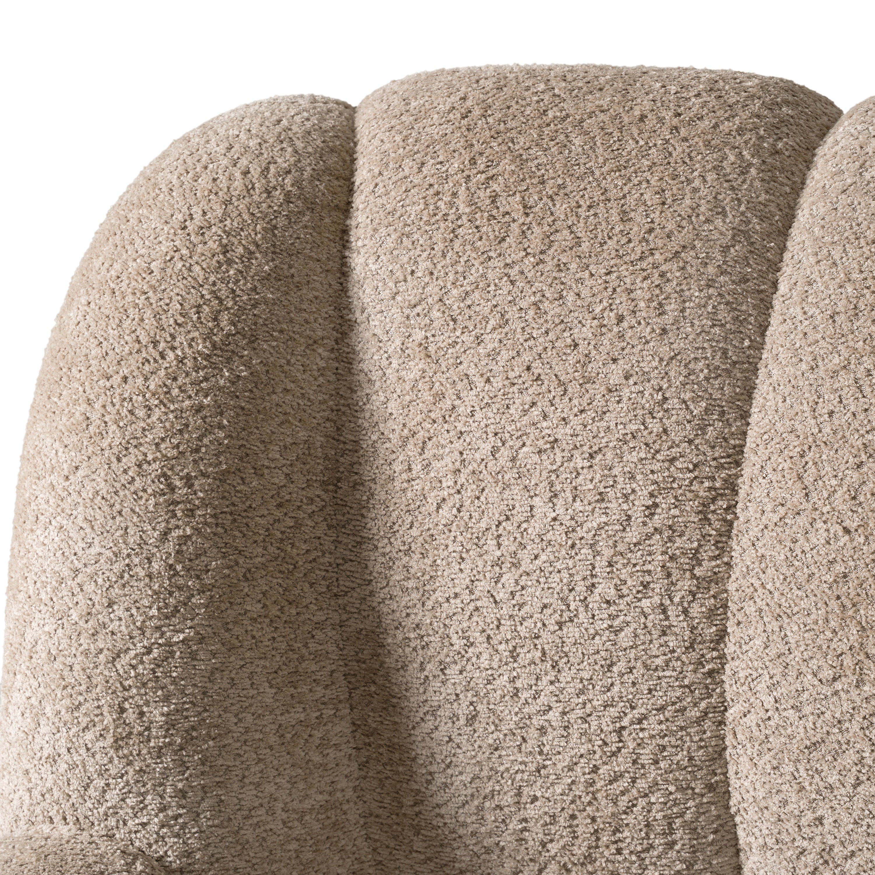 Janine - Modern Tan Fabric Bed - Modern Tan Fabric Bed