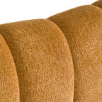 Janine - Modern Camel Fabric Bed - Modern Camel Fabric Bed