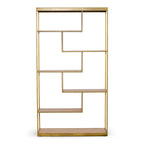 Jessica - Modern Oak & Brass Bookshelf