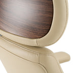 Johnson - Modern Beige Leather Executive Office Chair