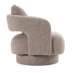 Johnny - Modern Brown Fabric Accent Chair