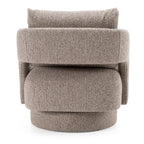Johnny - Modern Brown Fabric Accent Chair