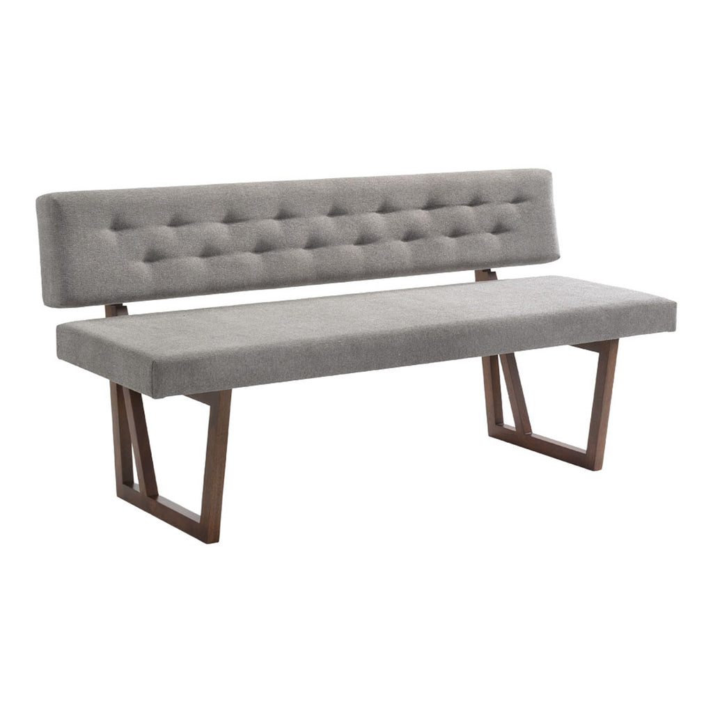 Jordan Modern Walnut & Grey Dining Set