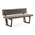 Jordan Modern Walnut & Grey Dining Set
