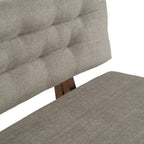 Jordan Modern Grey & Walnut Dining Bench