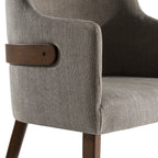 Jordan Modern Walnut & Grey Dining Set