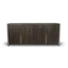 June - Modern Dark Grey & Walnut Buffet