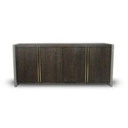 June - Modern Dark Grey & Walnut Buffet