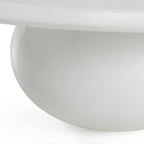 Kalvin - Modern Ivory Concrete Nesting Coffee Table Set