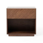 Kamela - Modern Walnut Nightstand