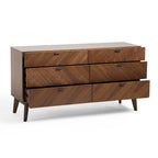 Kamela - Modern Walnut Dresser