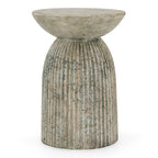 Katyal - Modern Old Grey Fiberform End Table