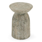 Katyal - Modern Old Grey Fiberform End Table