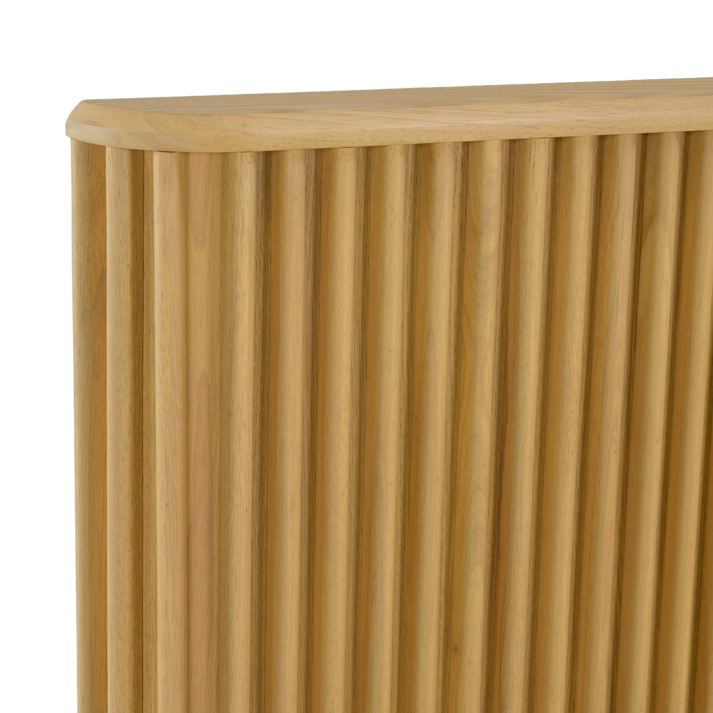 Kayce - Modern Natural Oak Bed - Modern Natural Oak Bed