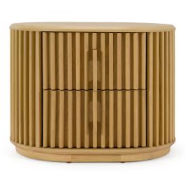 Kayce - Modern Natural Oak Nightstand