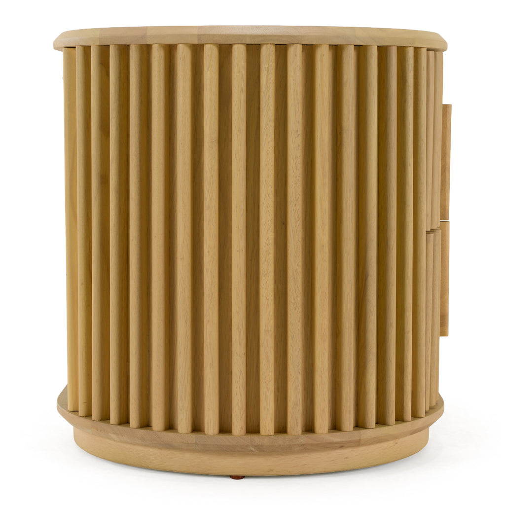 Kayce - Modern Natural Oak Nightstand
