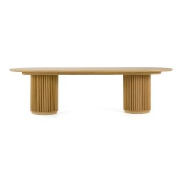 Kayce - Modern Natural Oak Oval Dining Table