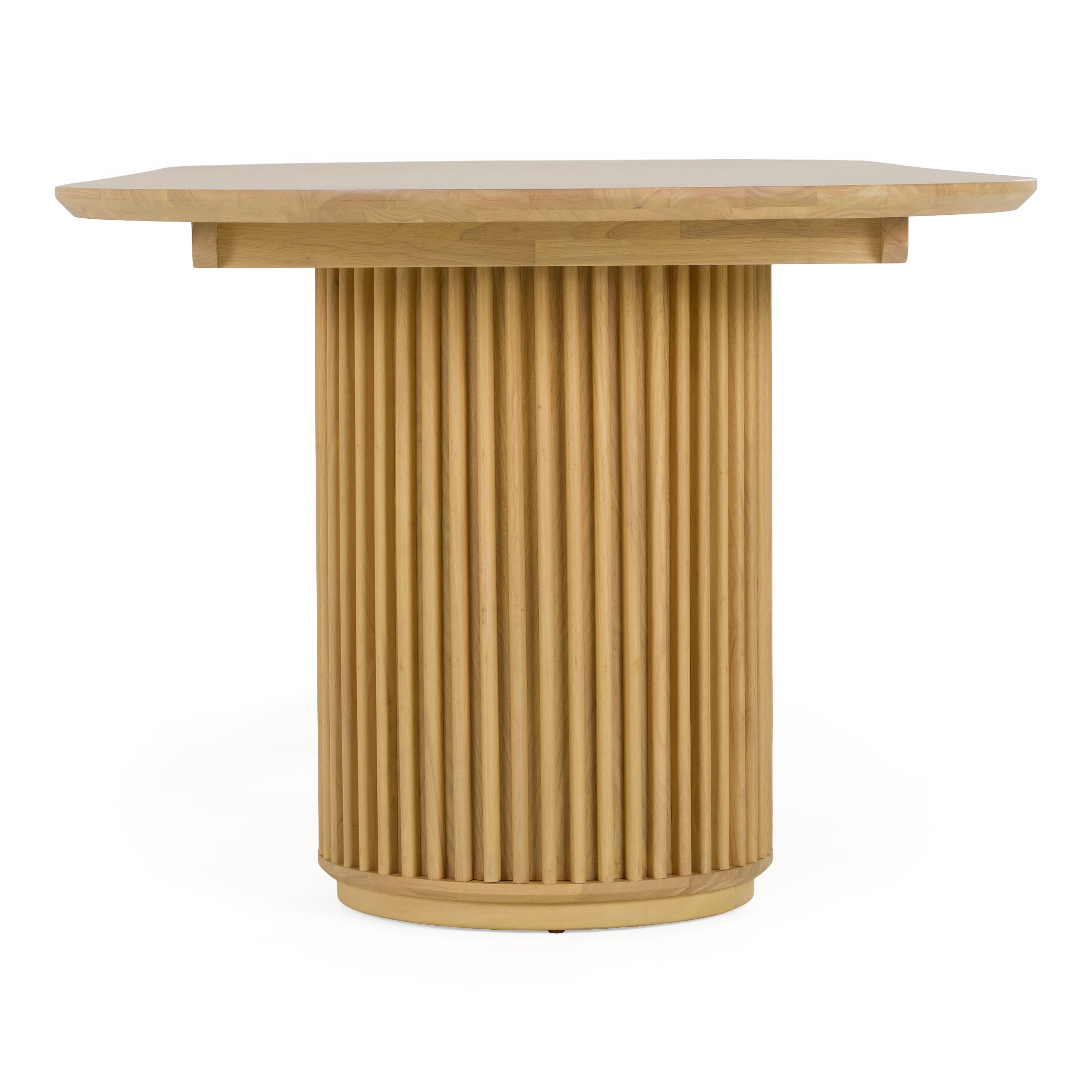 Kayce - Modern Natural Oak Oval Dining Table