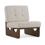Kaylie - Contemporary Off White Accent Chair