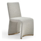 Kenda Contemporary Grey and Brushed Gold Dining Chair (Set of 2)