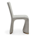 Kenda Contemporary Grey and Brushed Gold Dining Chair (Set of 2)