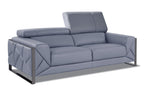 903 Premium DivanItalia Light Blue Sofa– Top Grain Italian Leather