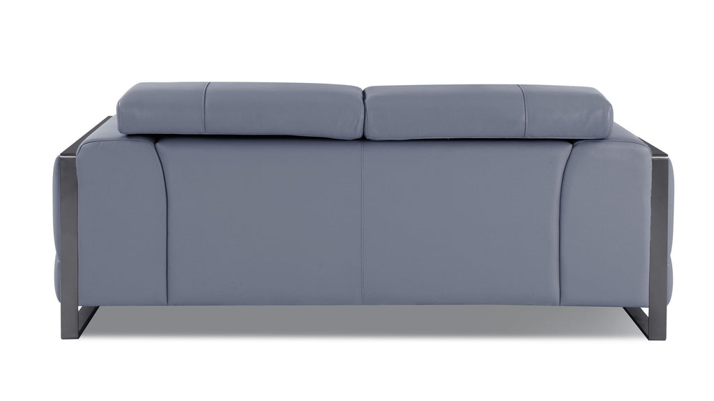 903 Premium DivanItalia Light Blue Loveseat – Top Grain Italian Leather