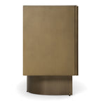 Kiefer - Modern Faux Travertine Ceramic + Bronze Buffet
