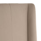 Kiro + Roma - Modern Tan Fabric + Walnut 4-Piece Bedroom Set - Modern Tan Fabric + Walnut 4 - Piece Bedroom Set