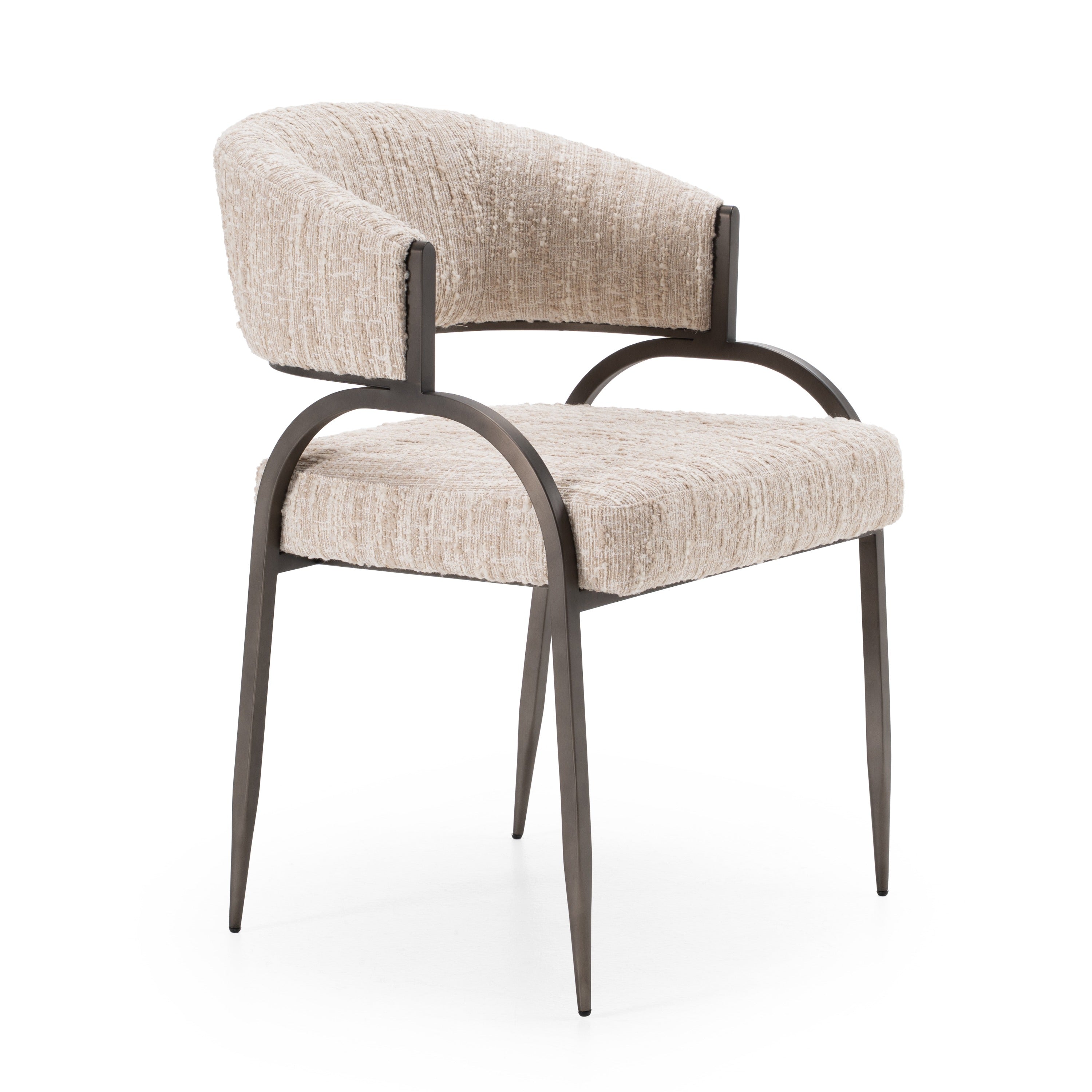 Kobe - Modern Beige Fabric Dining Chair