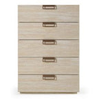 Lago - Modern Faux Travertine Chest