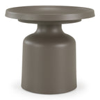 Lanuza - Outdoor Taupe End Table
