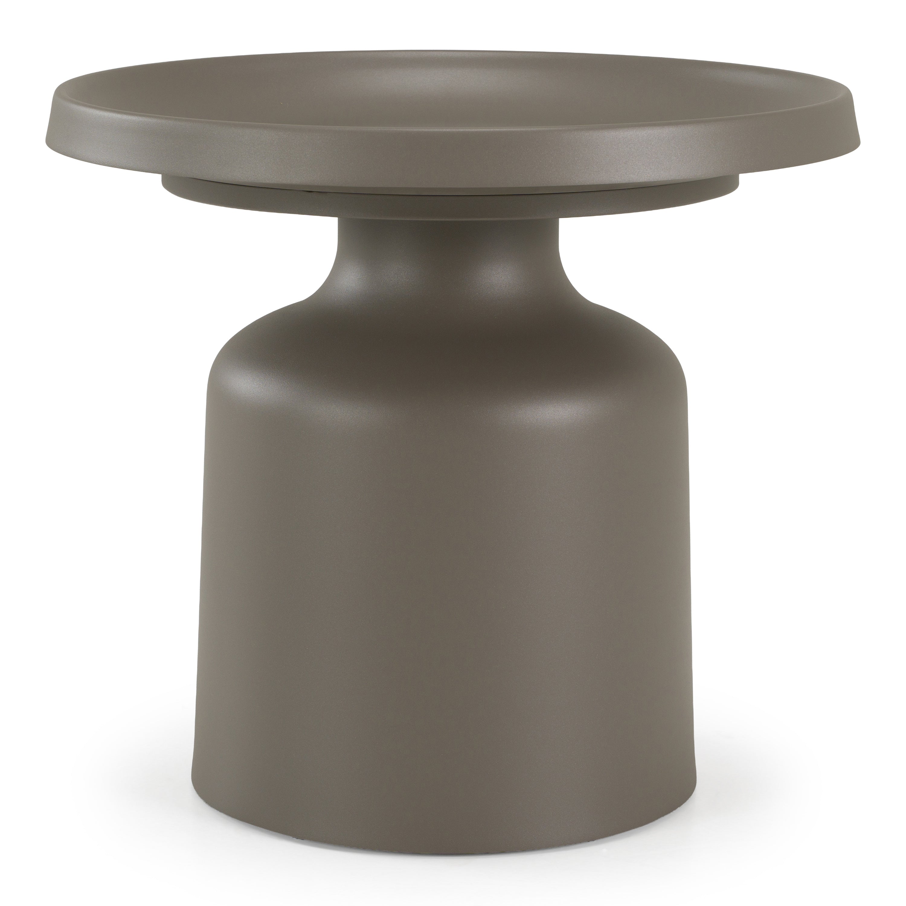 Lanuza - Outdoor Taupe End Table