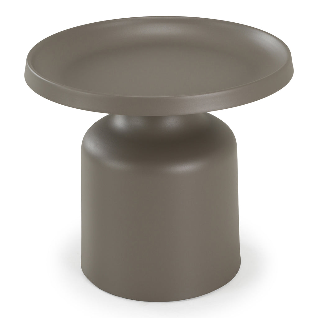 Lanuza - Outdoor Taupe End Table