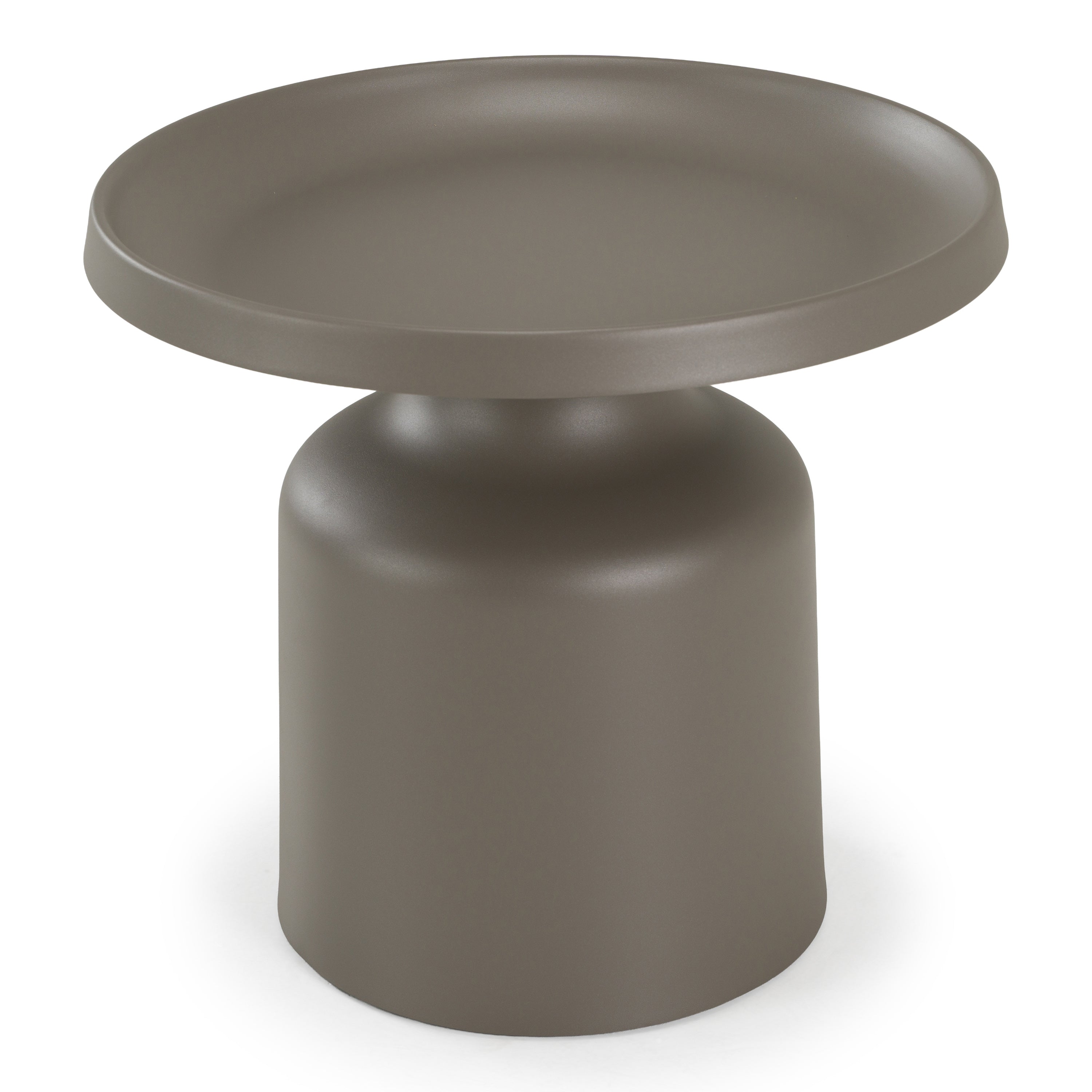 Lanuza - Outdoor Taupe End Table