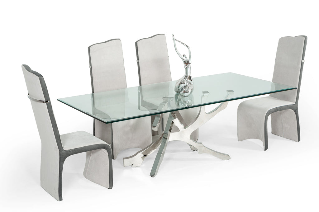 Legend Modern Glass Dining Table