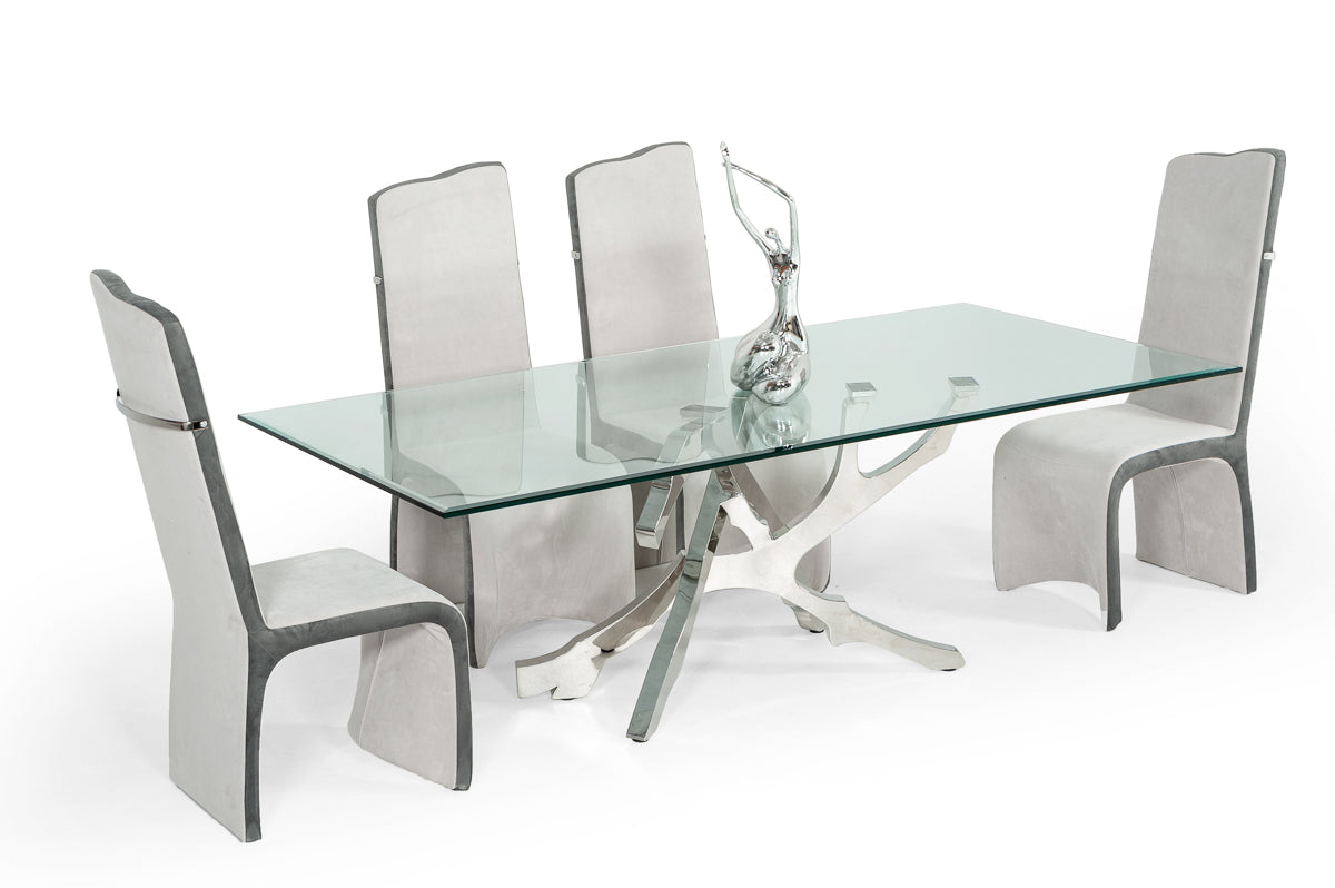 Legend Modern Glass Dining Table