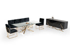 Legend Modern Glass Dining Table