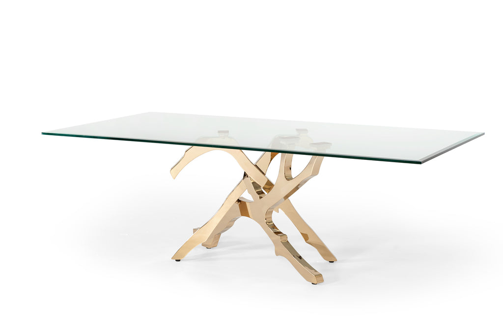 Legend Modern Glass Dining Table