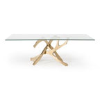 Legend Modern Glass Dining Table