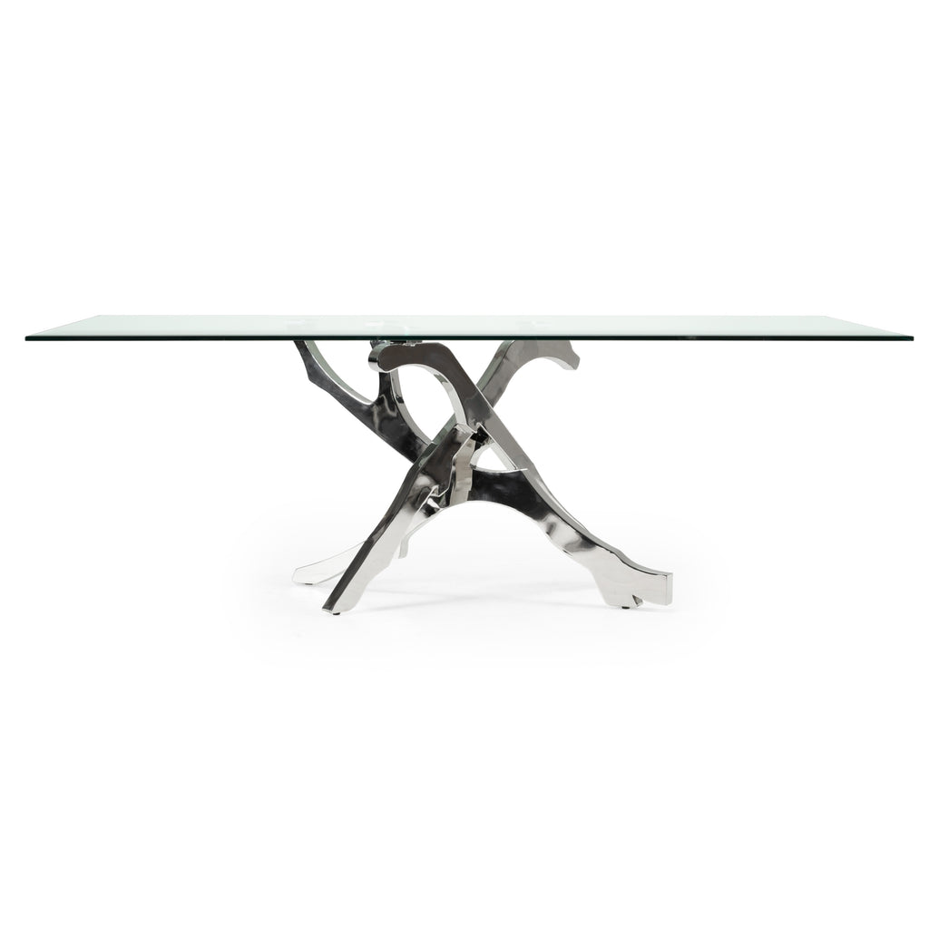 Legend Modern Glass Dining Table