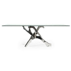 Legend Modern Glass Dining Table