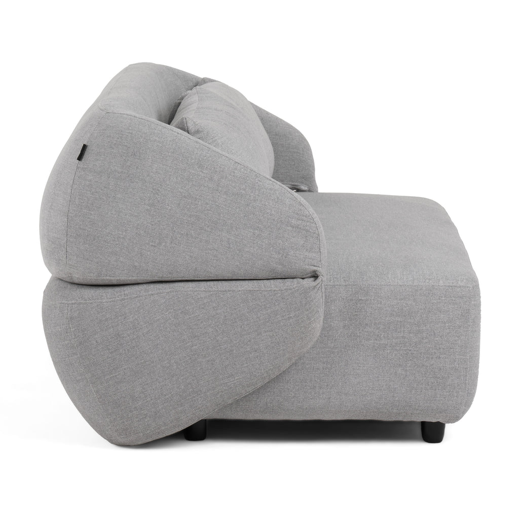Lerner - Modern Light Grey Fabric Sofa Bed