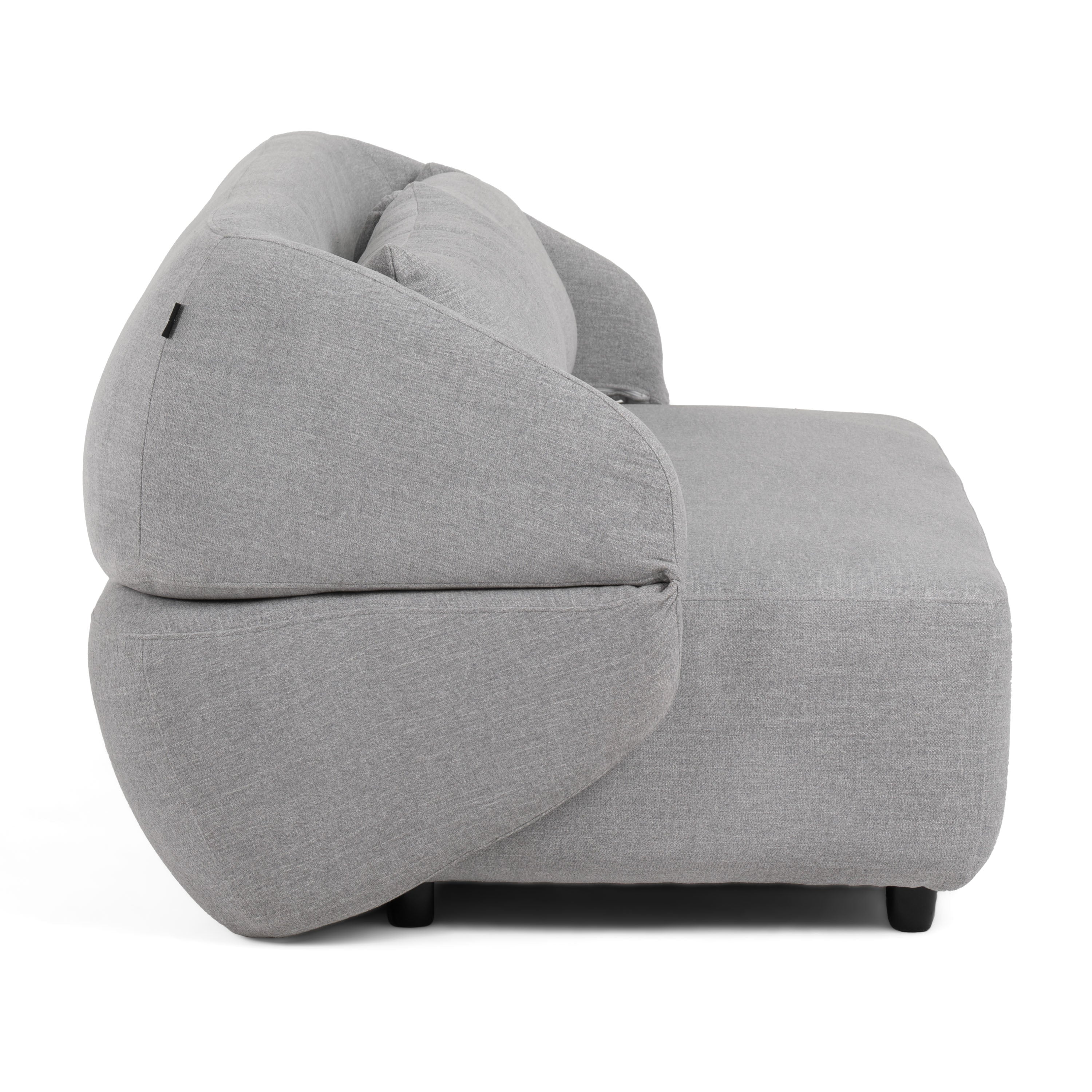 Lerner - Modern Light Grey Fabric Sofa Bed